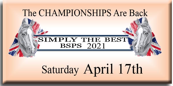 BSPS Winter Championships Saturday 17th April 2021