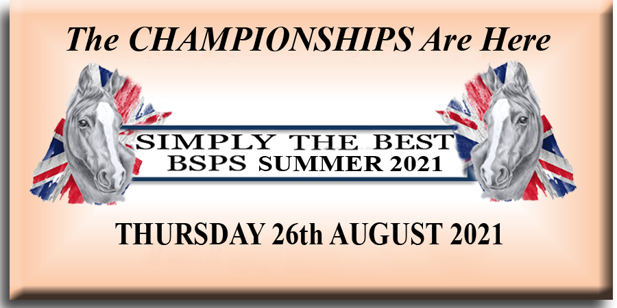 BSPS Summer Championships – Thursday 26th August 2021
