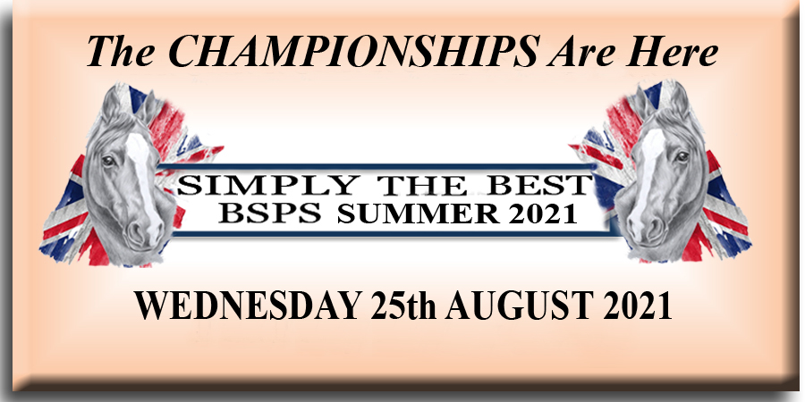 BSPS Summer Championships – Wednesday 25th August 2021