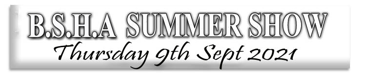 B.S.H.A Summer Championships – Thursday 9th September 2021