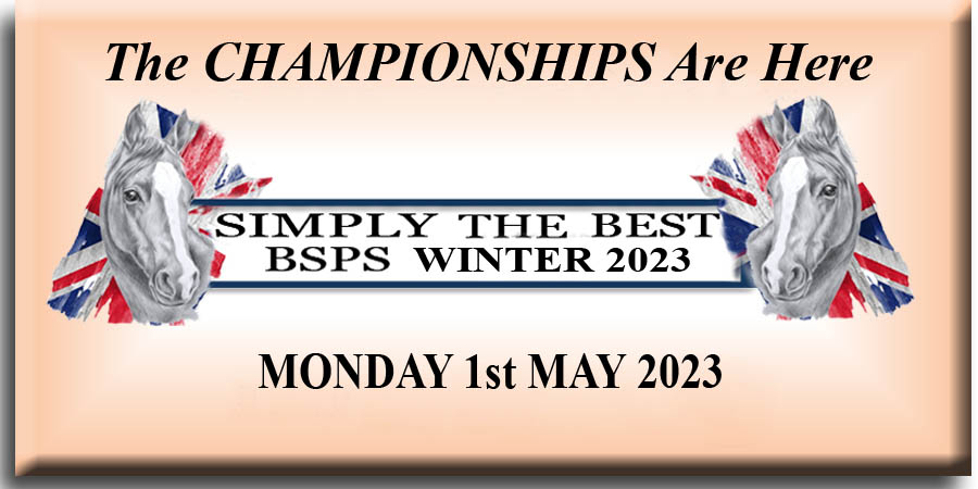 BSPS Winter Championships - Monday 1st May 2023